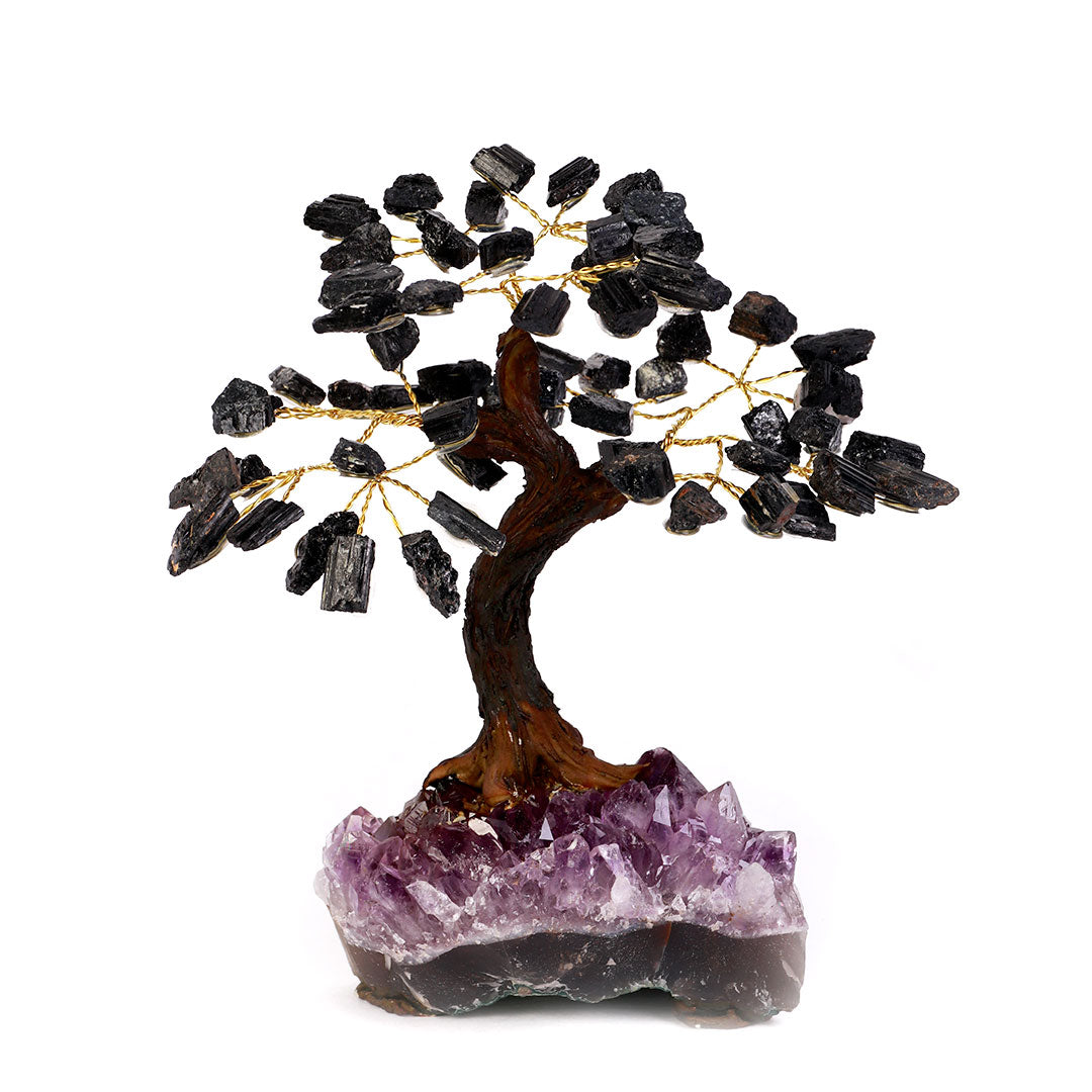 Árvore de Pedra Natural Turmalina Negra - Nº2 - 15cm