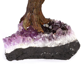 Árvore de Pedra Natural Quartzo Verde - Nº4 - 30cm