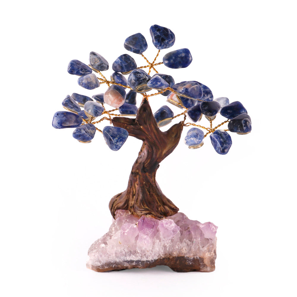 Árvore de Pedra Natural de Sodalita - Nº1 - 10cm