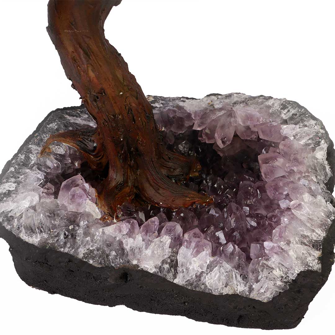 Árvore de Pedra Natural Multicolor - Nº4 - 30cm