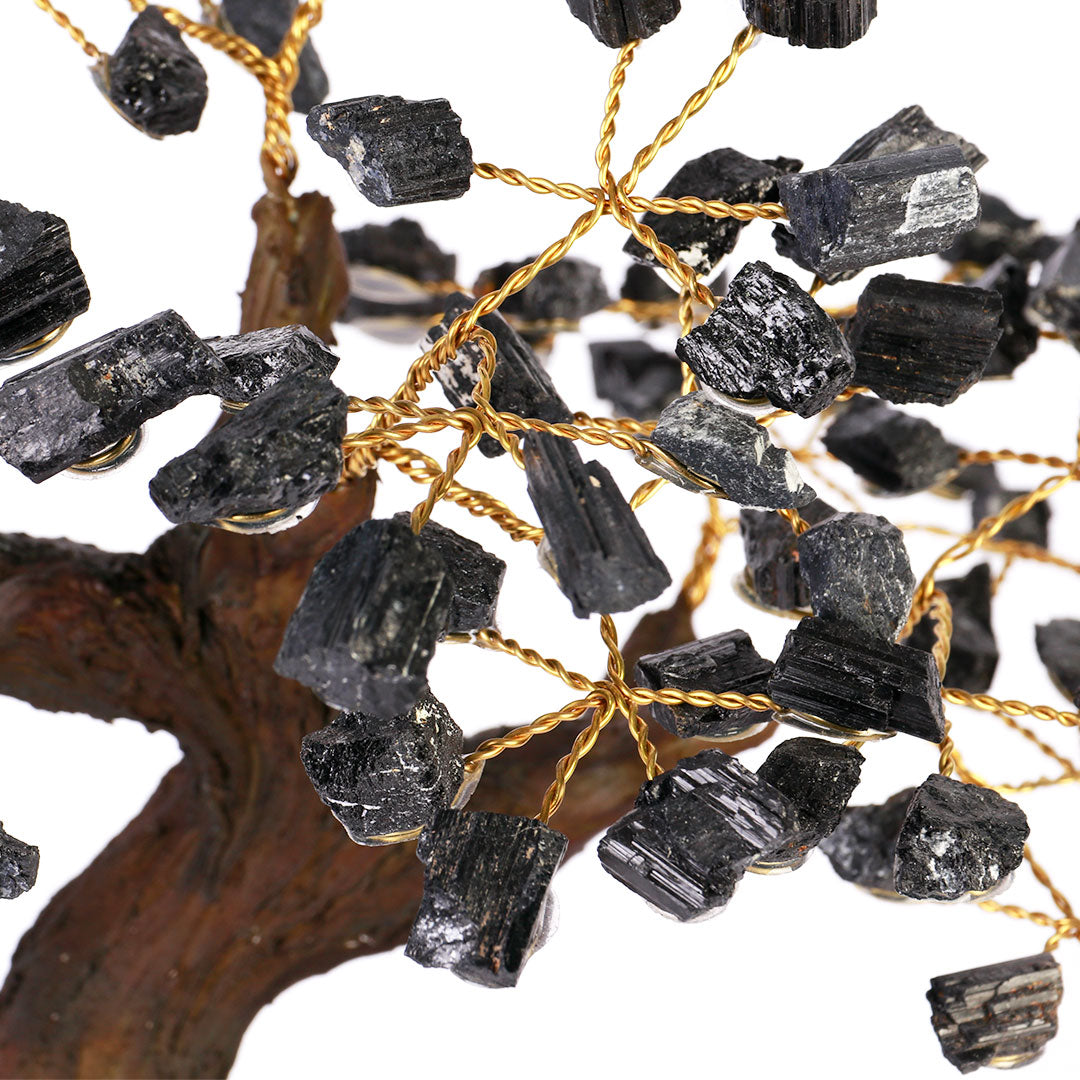 Árvore de Pedra Natural Turmalina Negra - Nº3 - 20cm