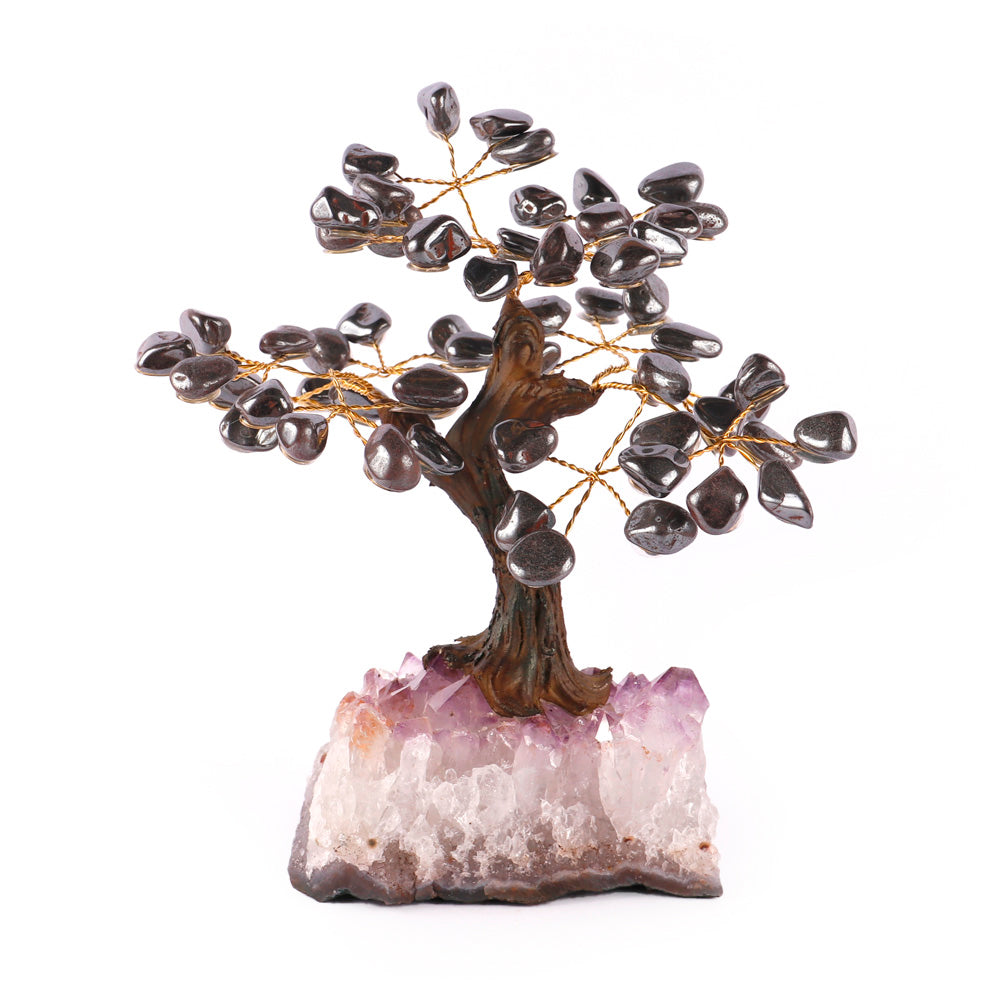 Árvore de Pedra Natural Hematita - Nº2 - 15cm