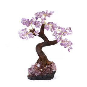 Árvore de Pedra Natural Ametista - Nº4 - 30cm