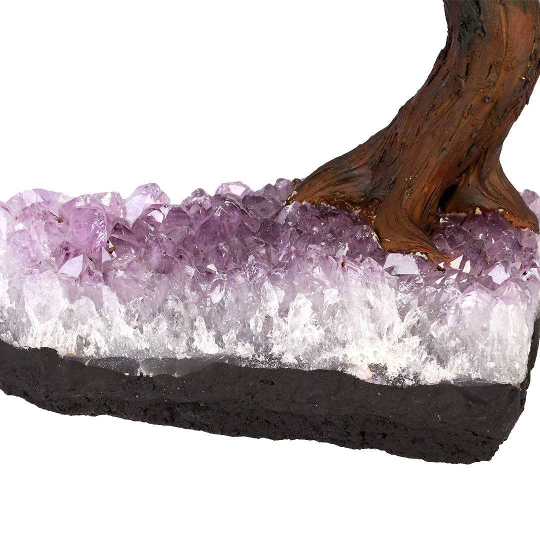 Árvore de Pedra Natural Quartzo Verde - Nº3 - 20cm