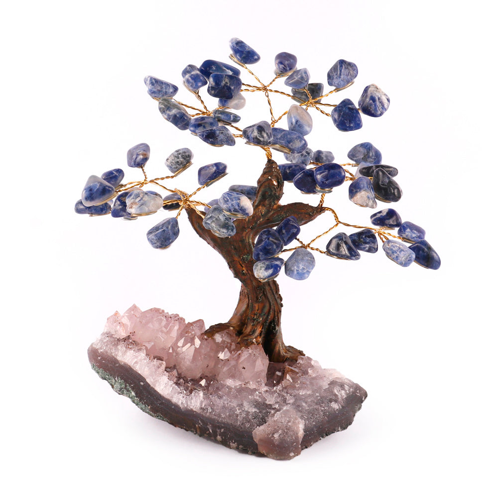 Árvore de Pedra Natural Sodalita - Nº2 - 15cm