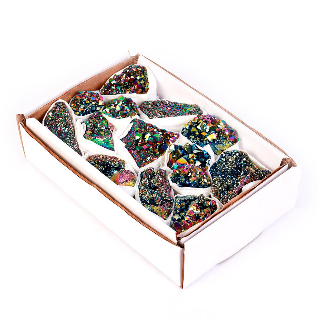 Flat de Ametista Metalizada Rainbow