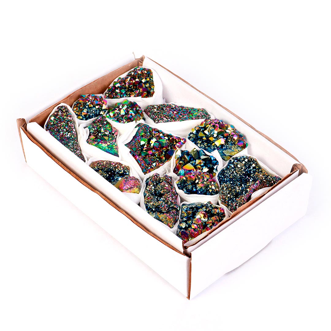 Flat de Ametista Metalizada Rainbow