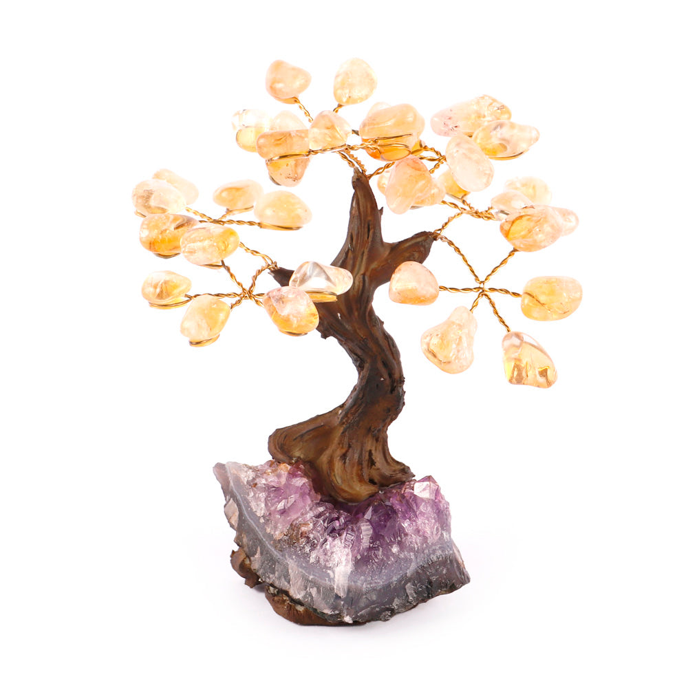 Árvore de Pedra Natural de Citrino - Nº1 - 10cm
