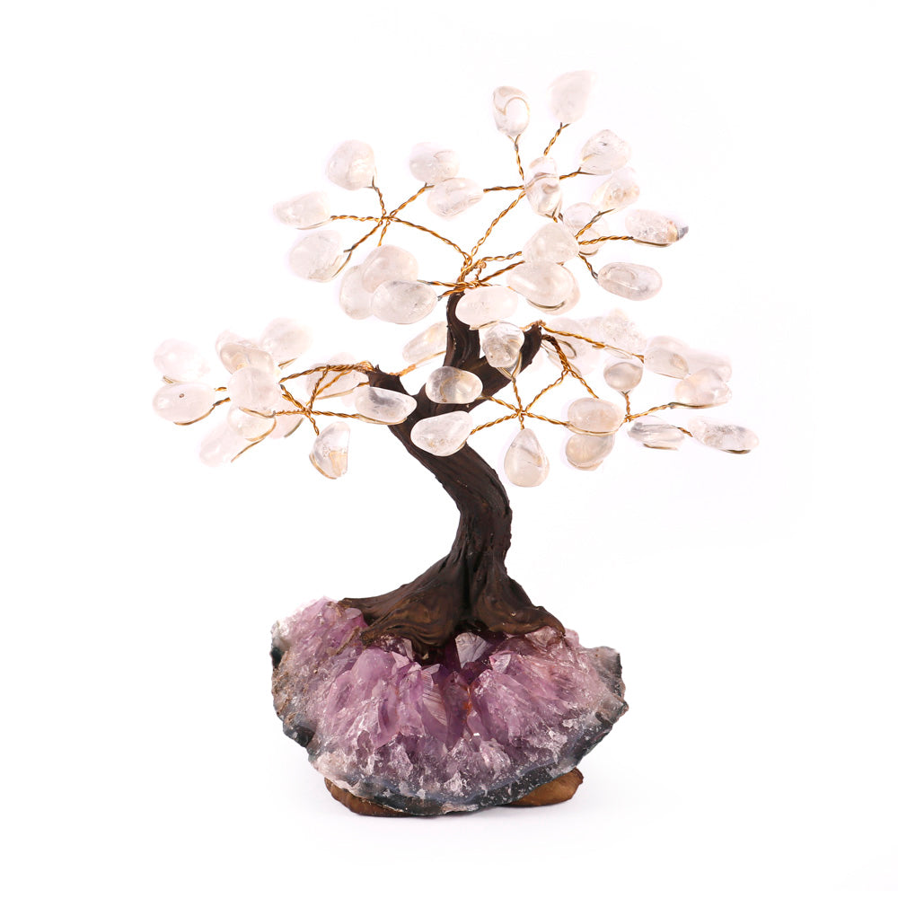 Árvore de Pedra Natural Cristal - Nº2 - 15cm